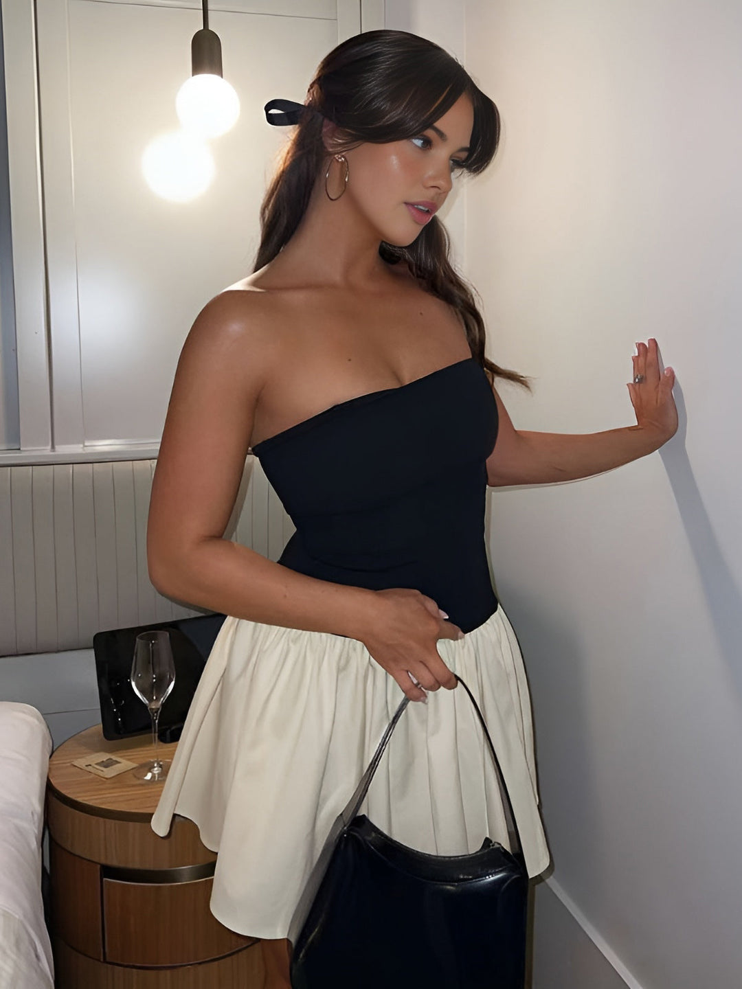 Women’s Strapless Bandeau Dress Mini