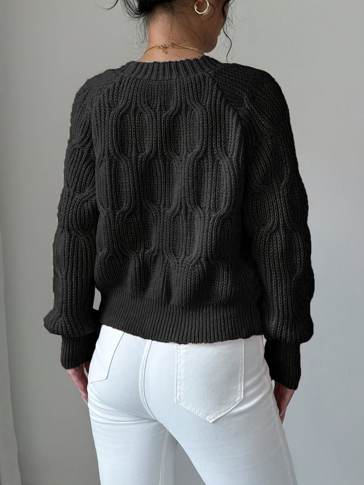 Cropped Cardigan Womens Bow Applique V Neck Button Front Pearl Look Buttons - image 14