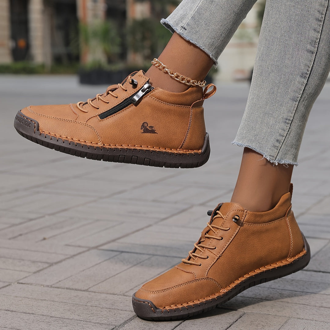 Slip On Shoes Womens Wide Toe Box Cushioned Sole Textured Outsole