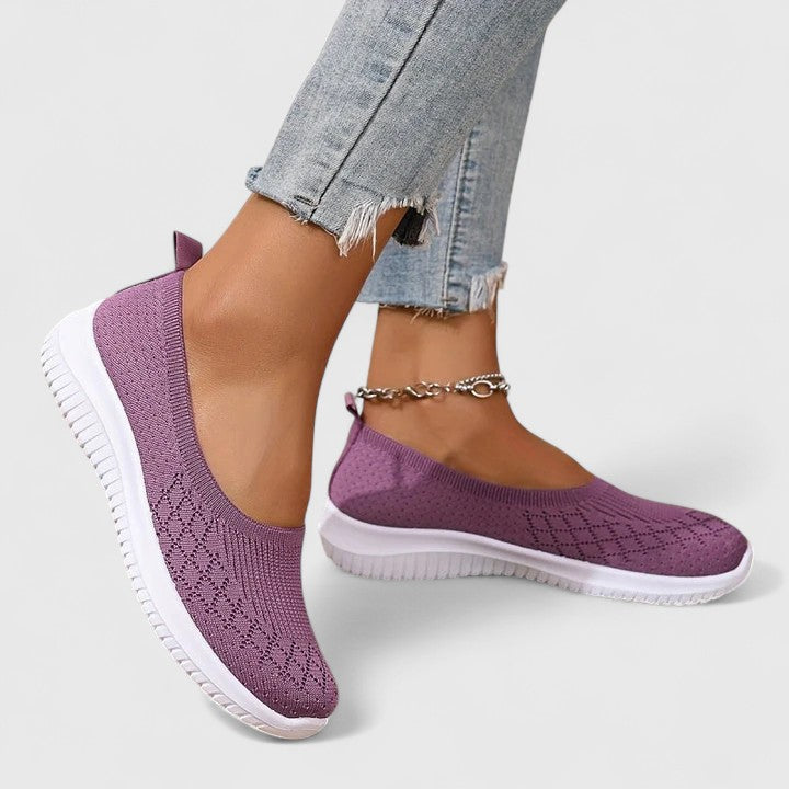 Slip On Shoes Womens Stretch Upper Removable Insole Lightweight