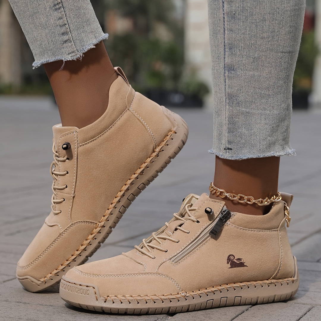 Slip On Shoes Womens Wide Toe Box Cushioned Sole Textured Outsole