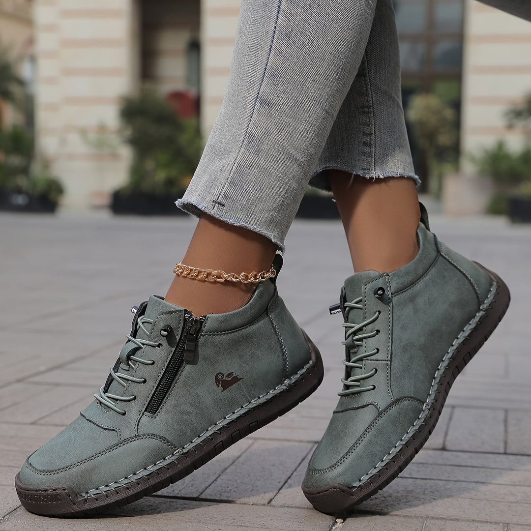 Slip On Shoes Womens Wide Toe Box Cushioned Sole Textured Outsole