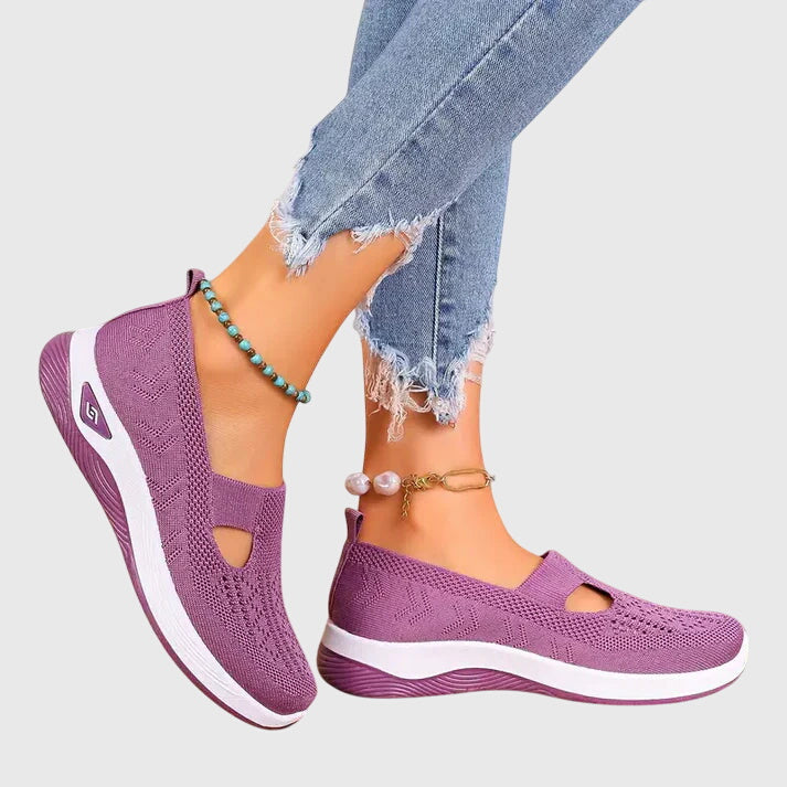 Walking Shoes Womens Ergonomic Cushioned Sole Lightweight