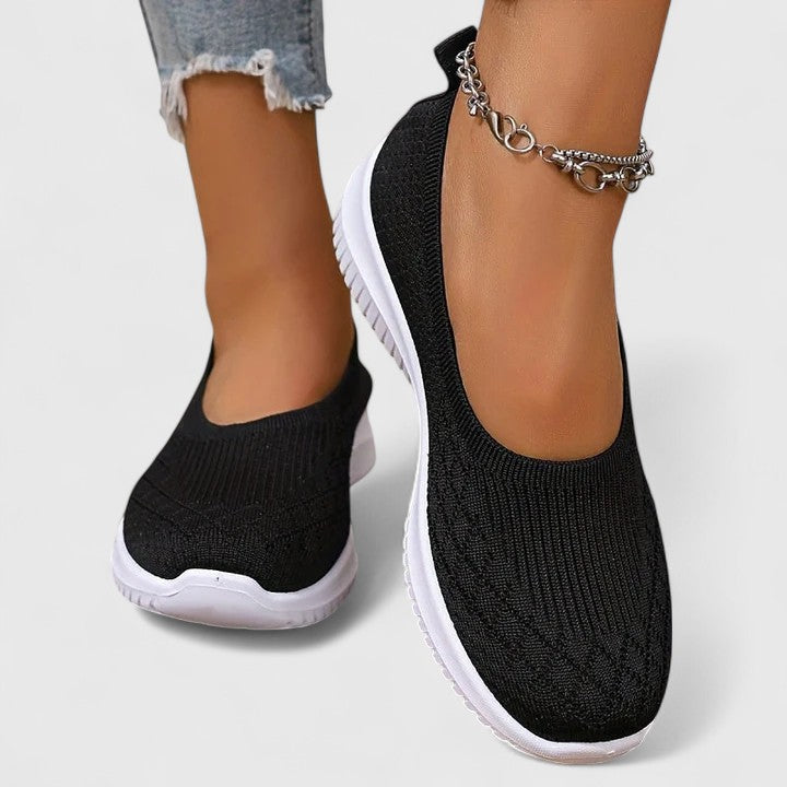 Slip On Shoes Womens Stretch Upper Removable Insole Lightweight