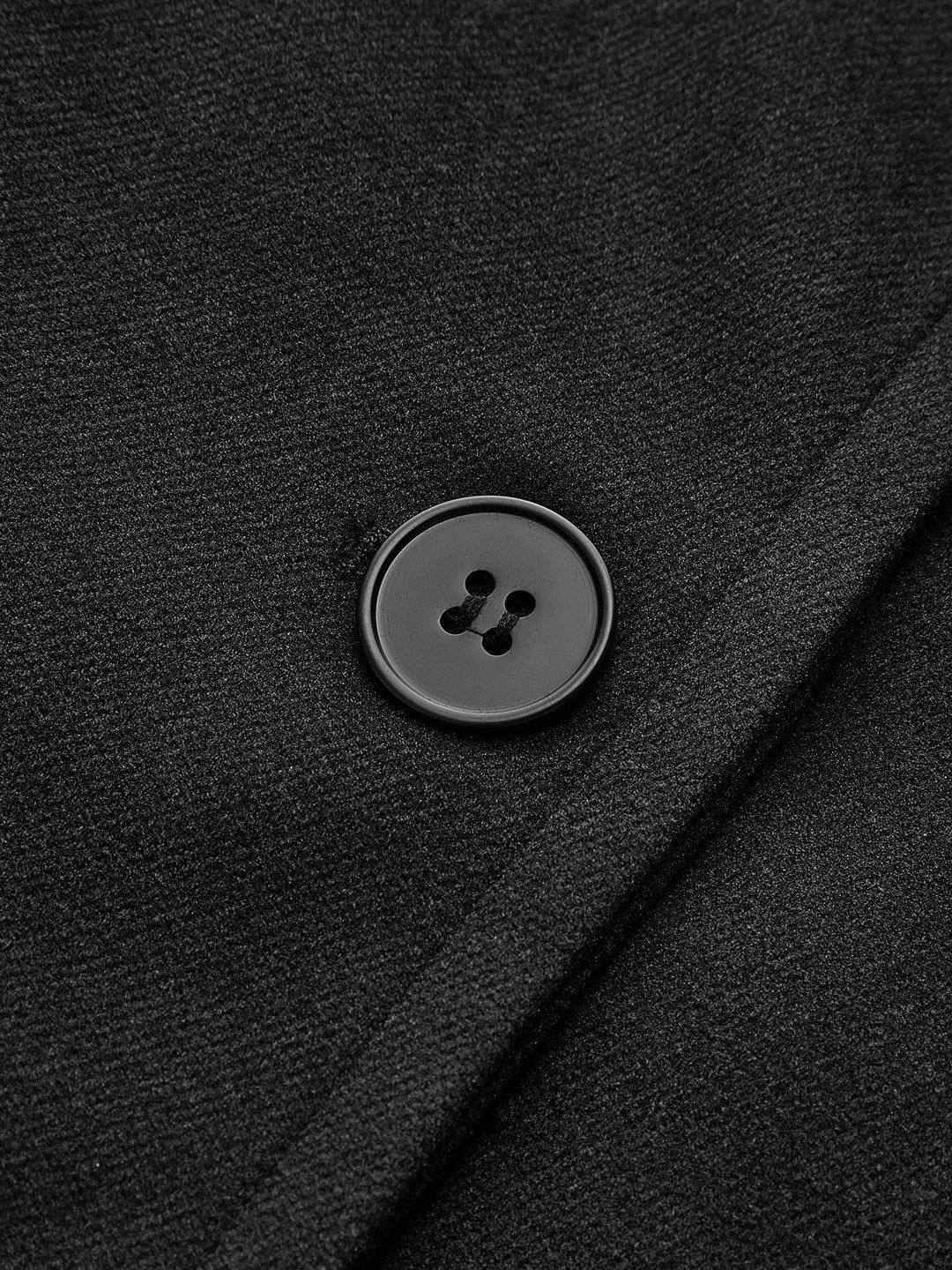 Short Coat Womens Oversized Boxy Notch Lapel Button Front Side Pockets - image 8