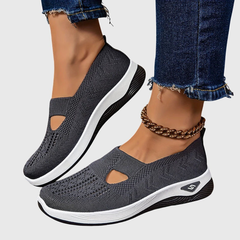 Slip On Shoes Womens Breathable Lining Wide Fit Cushioned Insole