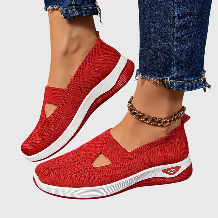 Slip On Shoes Womens Breathable Lining Wide Fit Cushioned Insole