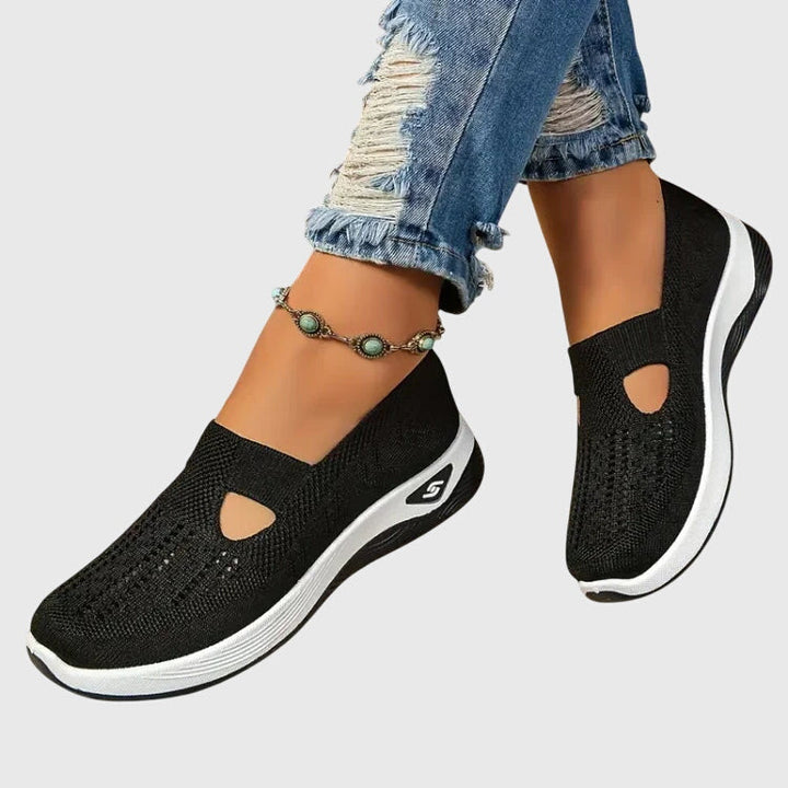 Walking Shoes Womens Ergonomic Cushioned Sole Lightweight