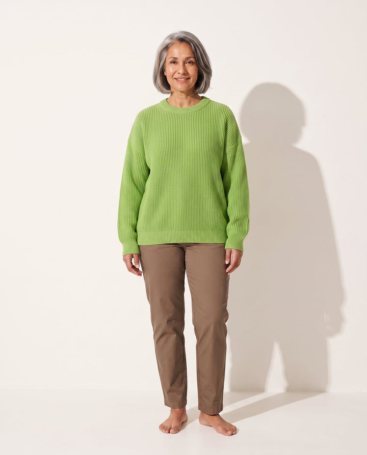 Chunky Roll Neck Jumper Womens Oversized Ribbed Knit Dropped Shoulder - image 1