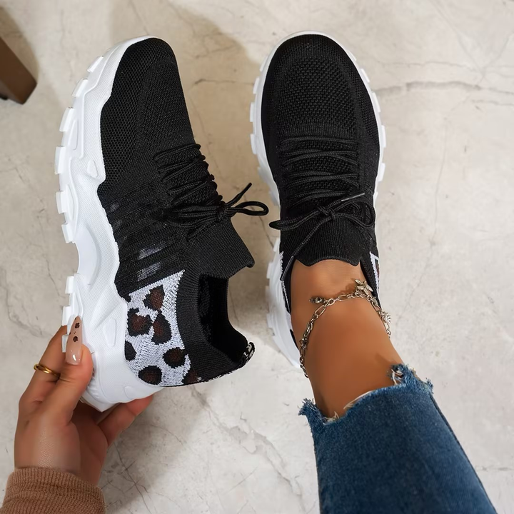 Trainers Womens Wide Toe Box Arch Support Shock Absorbing Sole