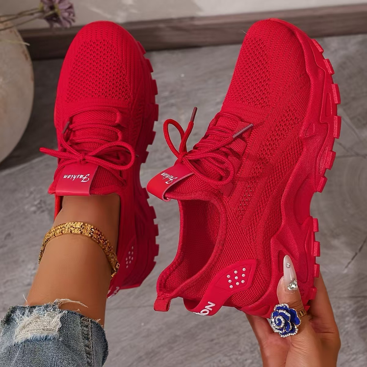 Trainers Womens Wide Toe Box Arch Support Shock Absorbing Sole