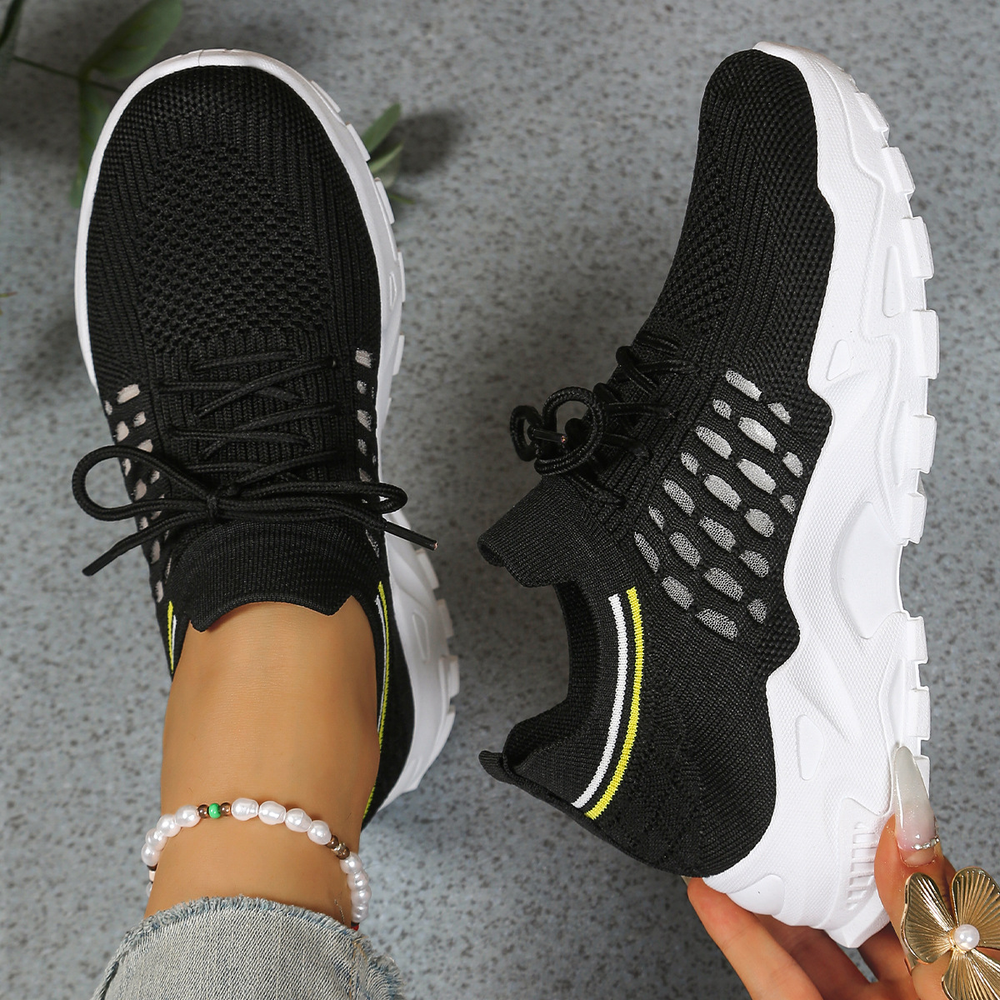 Trainers Womens Wide Toe Box Arch Support Shock Absorbing Sole