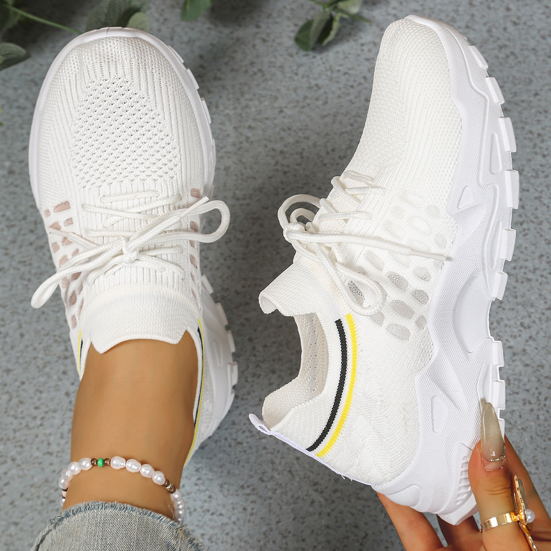 Trainers Womens Wide Toe Box Arch Support Shock Absorbing Sole