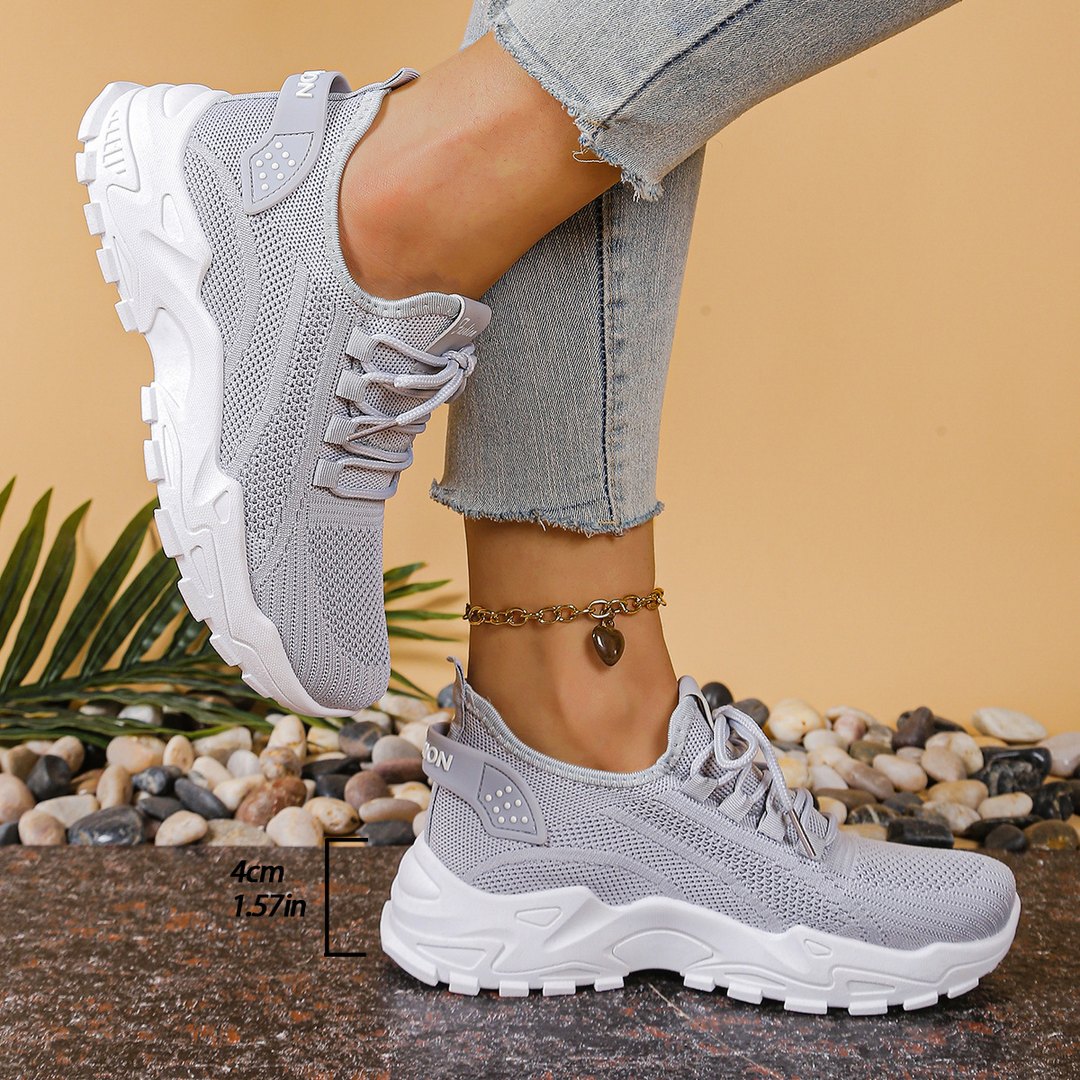 Trainers Womens Wide Toe Box Arch Support Shock Absorbing Sole