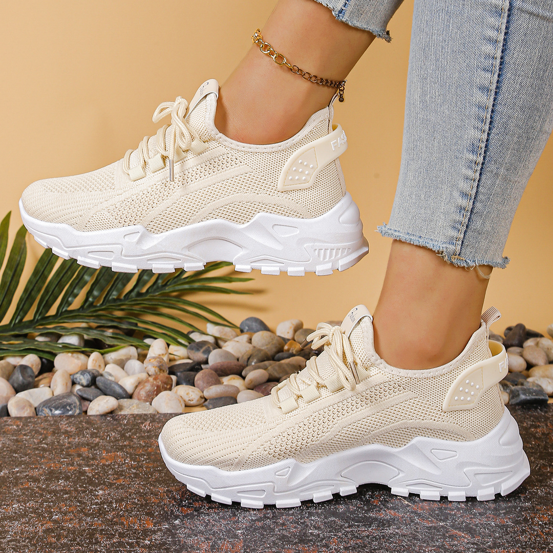 Trainers Womens Wide Toe Box Arch Support Shock Absorbing Sole