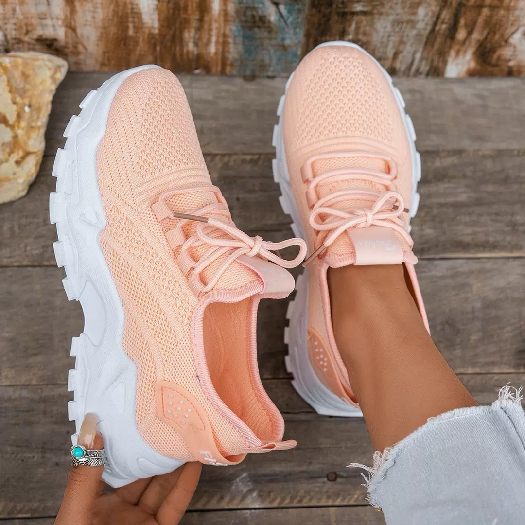 Trainers Womens Wide Toe Box Arch Support Shock Absorbing Sole