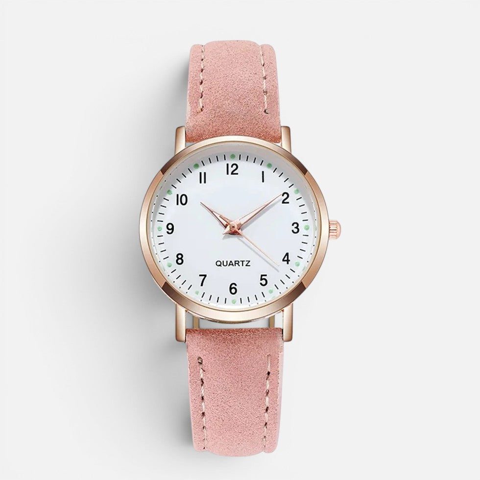 Watch Womens Quartz Analogue Slim Round Dial Minimalist - image 2