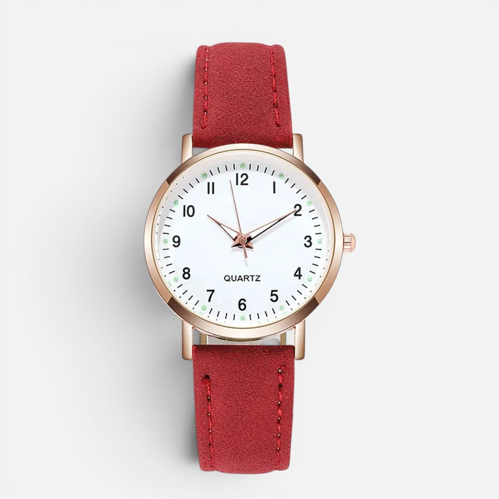 Watch Womens Quartz Analogue Slim Round Dial Minimalist - image 8