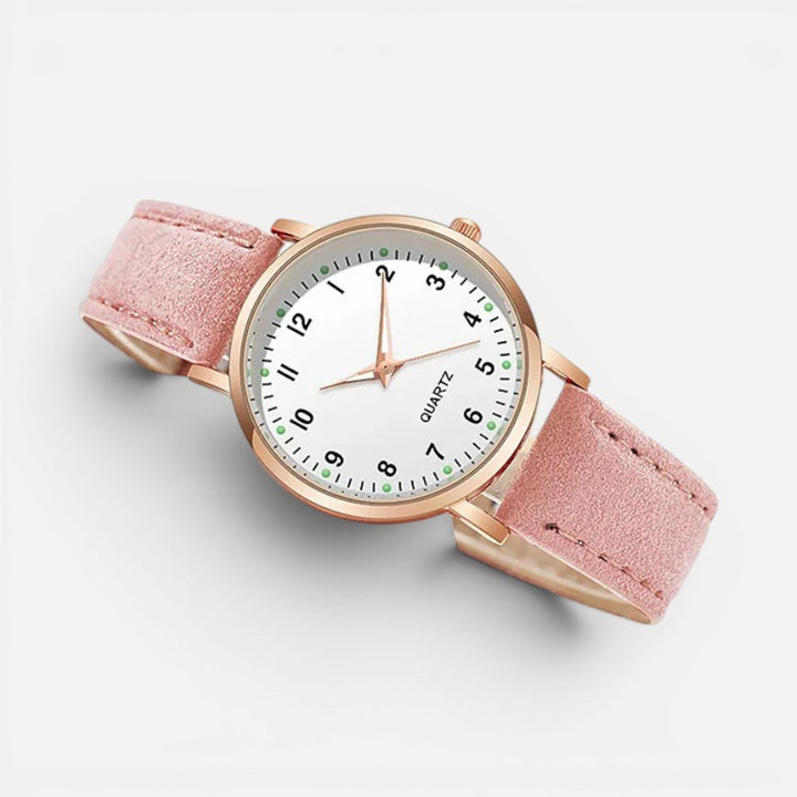 Watch Womens Quartz Analogue Slim Round Dial Minimalist - image 1