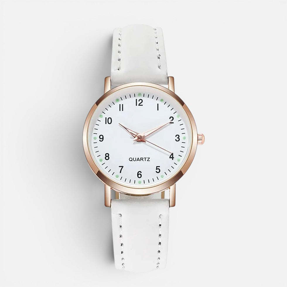 Watch Womens Quartz Analogue Slim Round Dial Minimalist - image 4