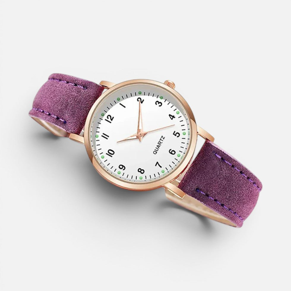 Watch Womens Quartz Analogue Slim Round Dial Minimalist - image 5