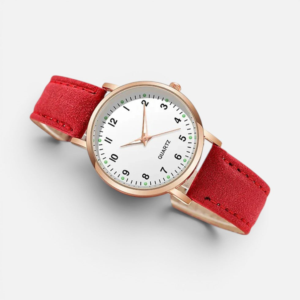 Watch Womens Quartz Analogue Slim Round Dial Minimalist - image 7