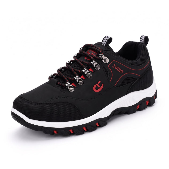 Hiking Shoes Mens Low Top Lace Up Walking Trail Treaded Sole Padded Collar Casual - image 3
