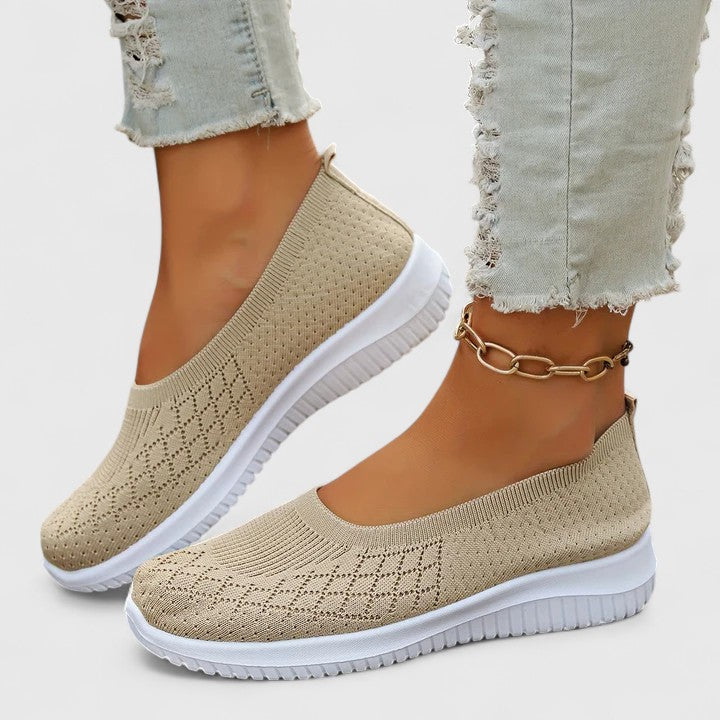 Slip On Shoes Womens Stretch Upper Removable Insole Lightweight