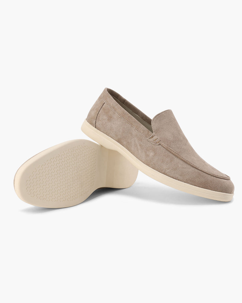 Loafers Mens Suede Look Slip On Apron Toe Smart Casual Flat Sole - image 11