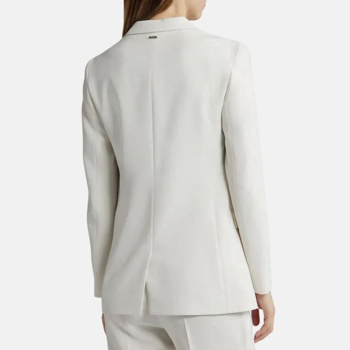Leather Coat Womens Notch Lapel Single Button Formal - image 3