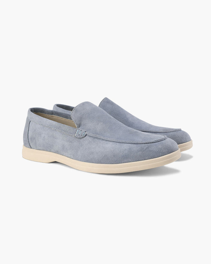 Loafers Mens Suede Look Slip On Apron Toe Smart Casual Flat Sole - image 5