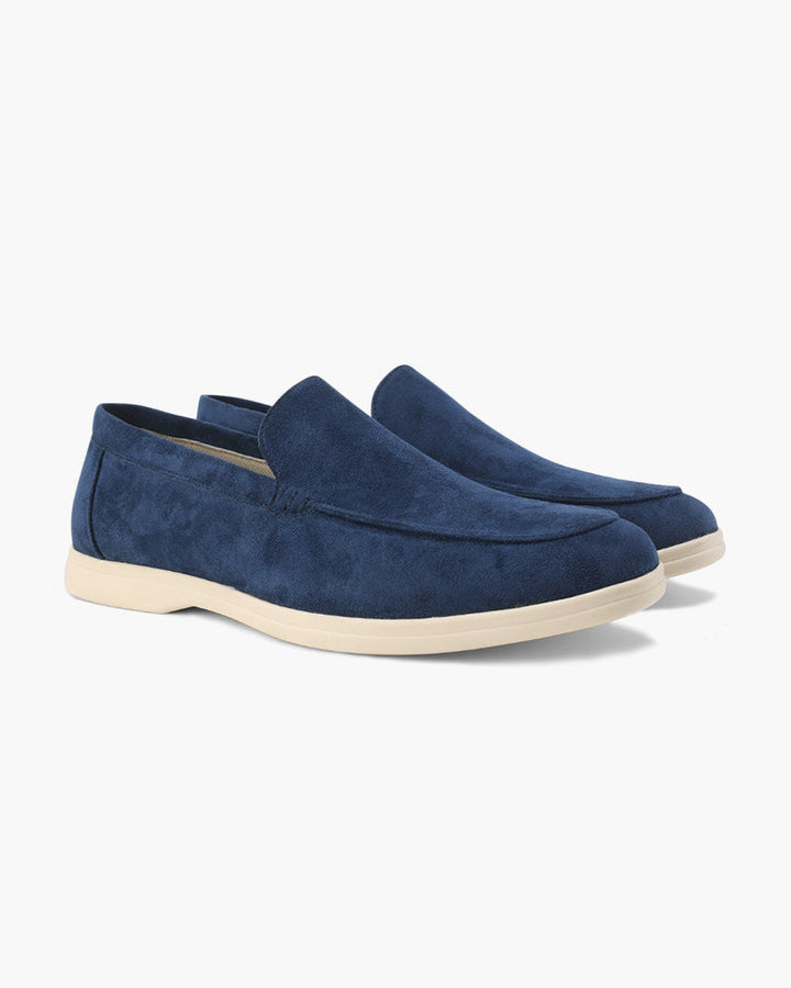 Loafers Mens Suede Look Slip On Apron Toe Smart Casual Flat Sole - image 7