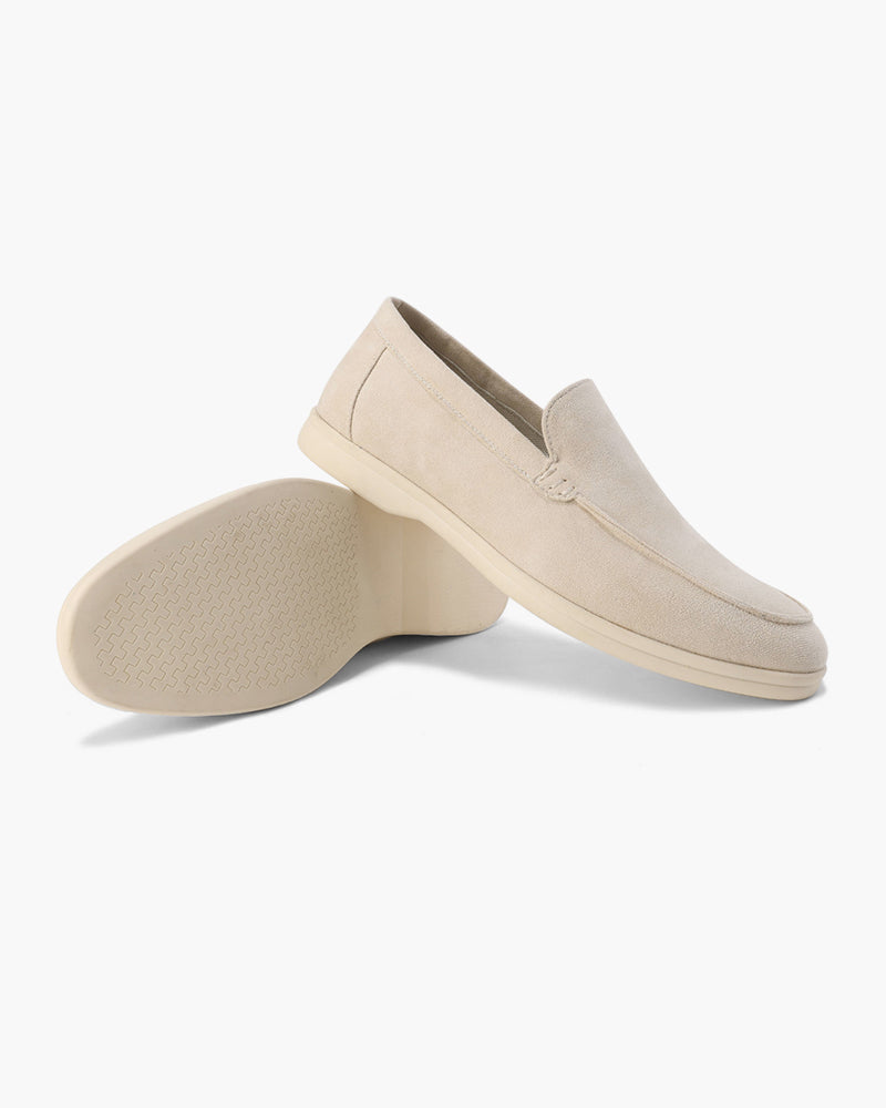 Loafers Mens Suede Look Slip On Apron Toe Smart Casual Flat Sole - image 8
