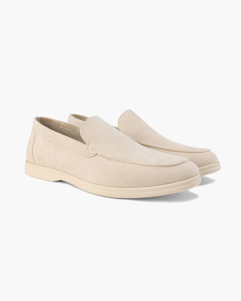 Loafers Mens Suede Look Slip On Apron Toe Smart Casual Flat Sole - image 9