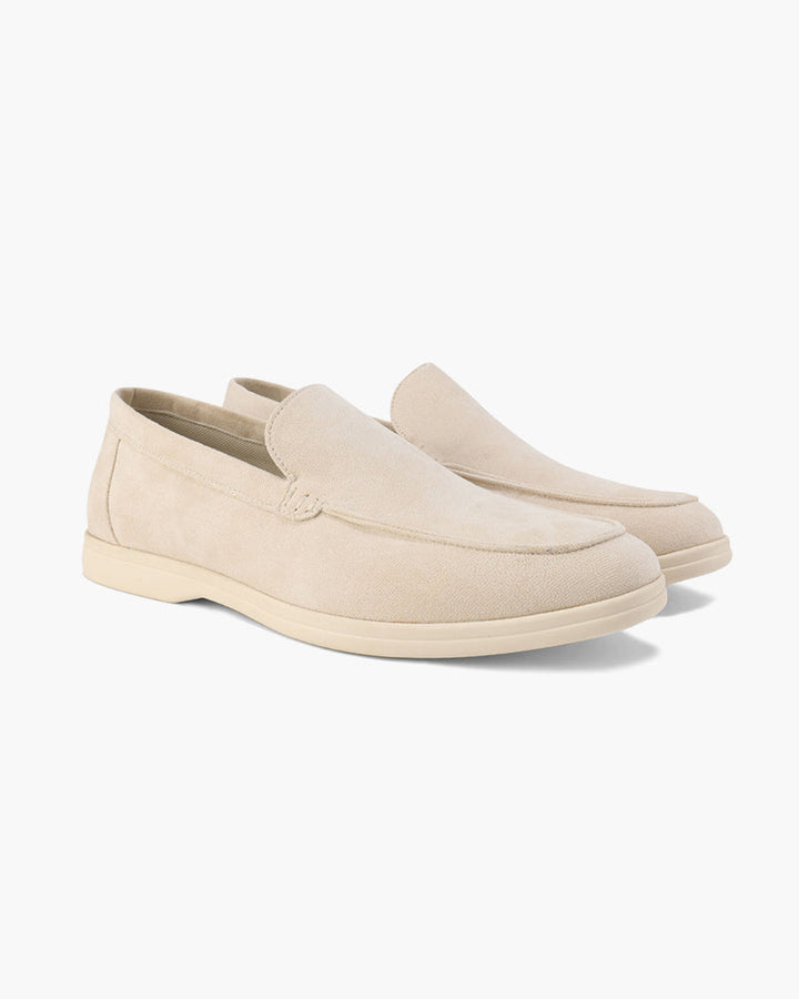 Loafers Mens Suede Look Slip On Apron Toe Smart Casual Flat Sole - image 9